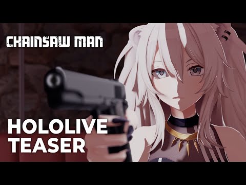 NePoLaBo became Chainsaw Man OP [4K / hololive/Polka/Nene/Botan/Lamy]