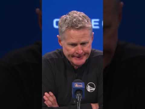 Golden State Warriors head coach Steve Kerr discusses the wildfires in Los Angeles #shorts