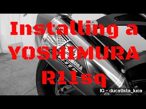 Installing the Yoshimura R11sq on 2017 GSXR1000R