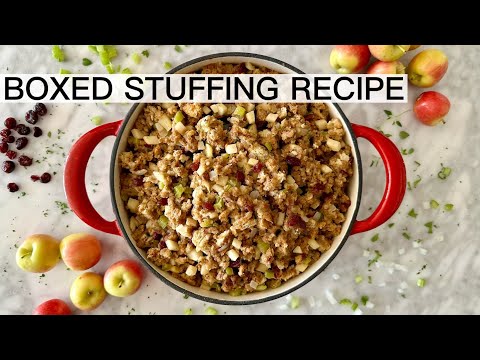 EASY BOXED STUFFING RECIPE