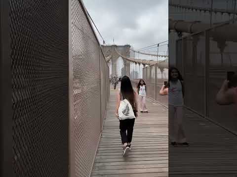 🇺🇸ニューヨークのブルックリンブリッジを歩く｜Brooklyn bridge in New York City #shorts #ニューヨーク #nyc