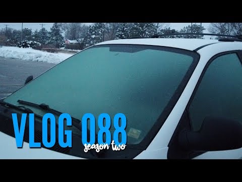 My car was covered in ice! | Vlog.088