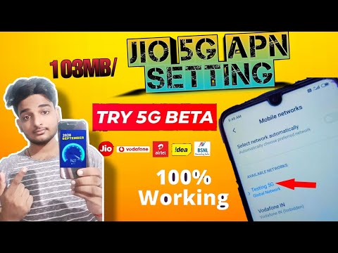 26 SEPTEMBER/ 5G APN SETTING | NEW 5G APN SETTING | BEST APN SETTING FOR JIO | HIGH SPEED APN SETTIN