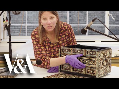 ASMR at the museum | Open up an intricate decorative cabinet | V&A