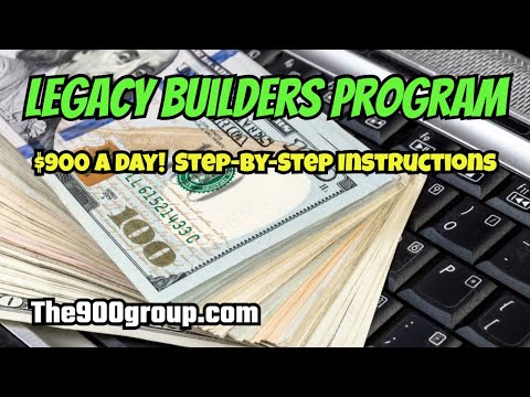 LEGACY BUILDERS PROGRAM: My BIGGEST Money-Making Secret Revealed!