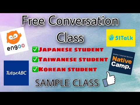 Free Conversation Class w/ Japanese, Taiwanese and Korean student