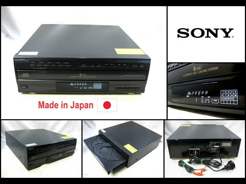 Sony CDP-C433M 5 Disc CD Changer Player (Made in Japan)