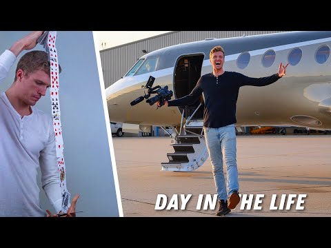 Day in the Life of a MAGICIAN, YOUTUBER & FULL-TIME FILMMAKER!!