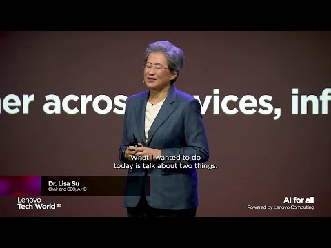 Lenovo Tech World 2023: AMD’s Dr. Lisa Su on Innovation Through Collaboration