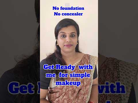 Get Ready  with me for simple  makeup/#renuhoneyrose #shortvideo #simplemakeuptutorial