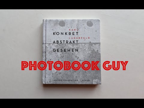 Karl Lagerfeld  Konkret Abstrakt Gesehen, Steidl Photo book flick through