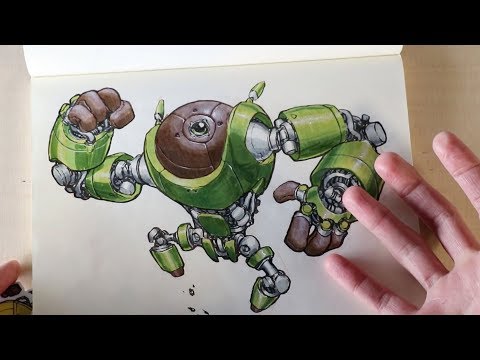 This Sketchbook Took a YEAR To Finish