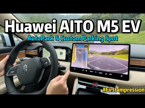 Huawei AITO M5 EV AutoPark - First Impression Of Custom Parking Spots | Is It Practical?