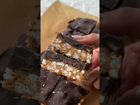 took my viral no-bake chocolate crunch bars and leveled them up