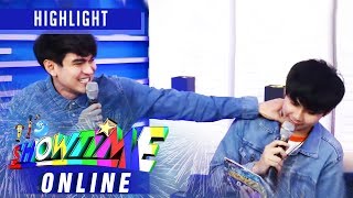 Birthday celebrant Luke Conde takes on "Fast Talk" | It's Showtime Online