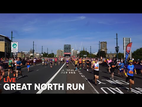 Great North Run 2023 Live - Tyne Bridge