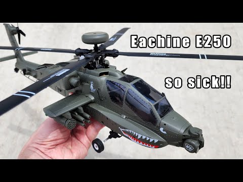 Eachine E250 AH-64 Apache RTF RC Helicopter