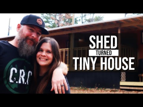 Couple Builds GORGEOUS DEBT FREE Tiny House | 38 Min Time-lapse