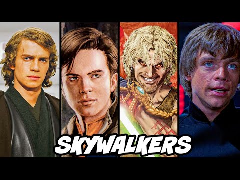 EVERY SKYWALKER in Canon and Legends Explained