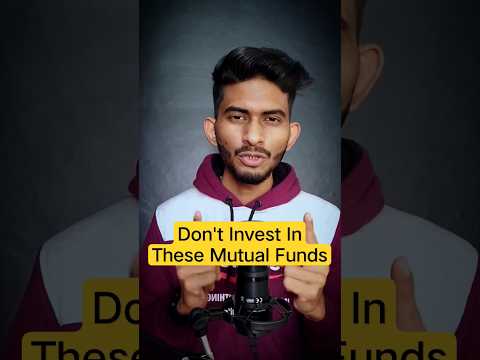 गलती से भी इन Mutual Funds में पैसा Invest मत करना 😲 || Mutual Funds For Beginners|| #mutualfunds