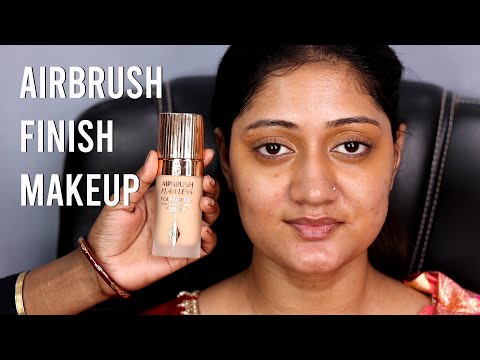 Airbrush Finish Makeup Tutorial / Winter Makeup For Dry Skin / Winter Bridal Makeup Tutorial