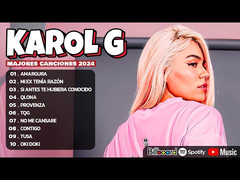 KAROL G Mix Mejores Canciones - Lo Más Popular de Karol G 2024