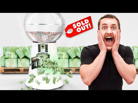 Our 7 FOOT Gumball Vending Machine Is SOLD OUT?!