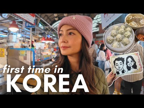 Exploring Seoul For The First Time 🇰🇷 | Eating and Shopping in Seoul | Gwangjang Market, Myeongdong