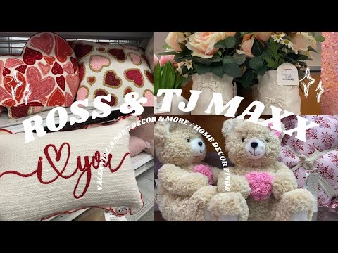 ROSS & TJ MAXX VALENTINE DECOR 2025 | VALENTINE DECOR 2025 | ROSS & TJ MAXX SHOP WITH ME 2024