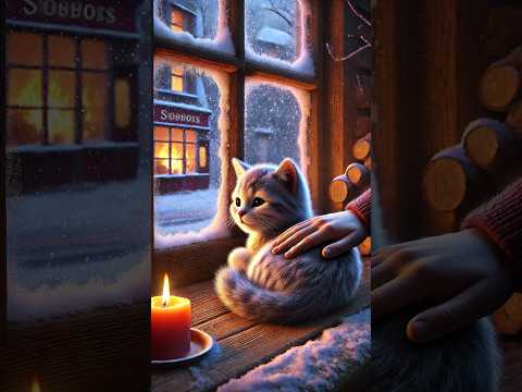 Kitten's Daily Song: Snowy Rescue - A Heartwarming Journey to Safety #cute #song #3d #cat #kitten