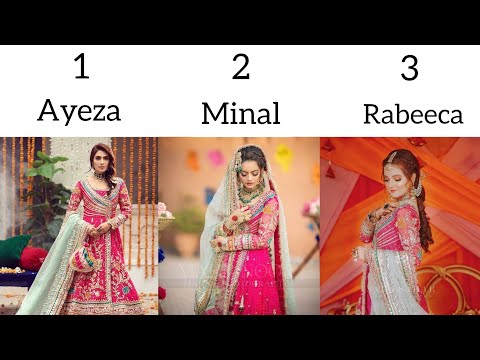 Pakistani Actresses Same bridal dressing shoot ✨ #dressing #compitition #1kcreator