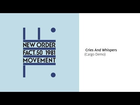 New Order - Cries and Whispers (Cargo Demo) [Official Audio]