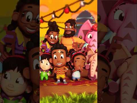 Merry Christmas To All Our Friends!😄🎁| Kunda & Friends #nurseryrhymes #kidssongs #shorts