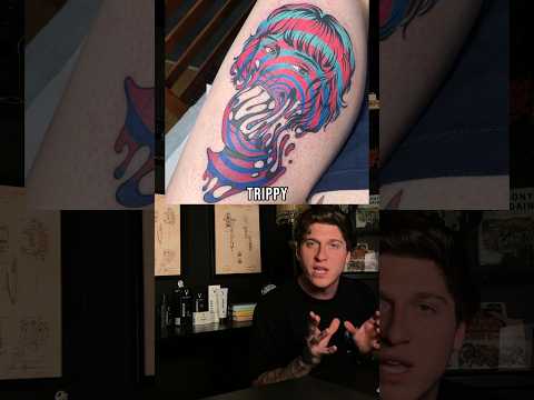 Trippy Tattoos🌀Artist: Clara Welsh #shortvideo