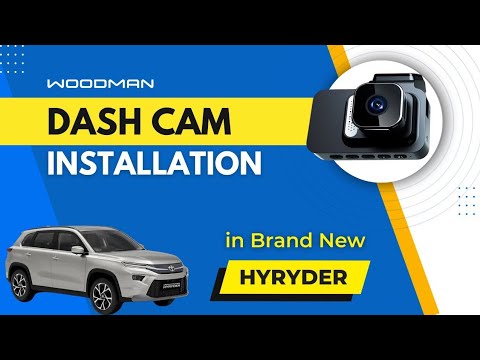 Woodman Dash Camera installation in Hyryder |  Woodman Dash Cam installation | Best Dash Cam for Car