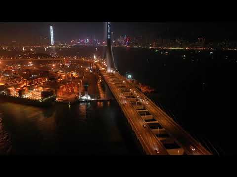 Stonecutters Bridge by Mavic 2 Pro