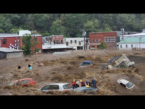 Kelantan, Malaysia Sinking Today! Heavy Floods Swept Away Many Homes in Terengganu