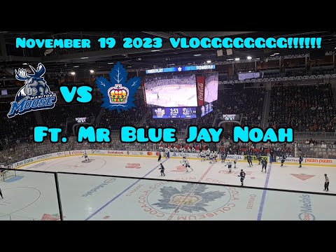 Marlies Vs Moose VLOGGG!!!! November 19th 2023 Ft. Mr Blue Jay Noah MUST WATCH