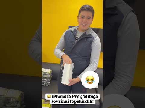 🤩 3 ta iPhone g’oliblarini aniqladik!