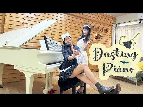 Dusting Piano - Piano duet by JAZZINN & Sofia