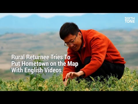 Rural Returnee Tries To Put Hometown on the Map With English Videos