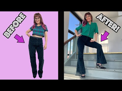 How To Add Flare And Tailor Any Jeans Or Pants Like A Rockstar!