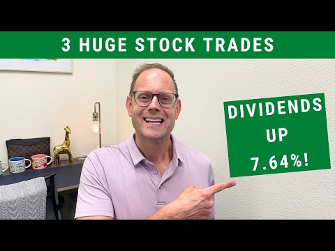 3 HUGE DIVIDEND STOCK TRADES (Passive Income Surges)