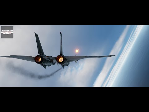 #topgunmaverick | F-14A vs Mig-28 dog fight scene | #dcsworld | 4k video