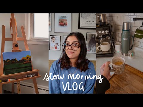 a cozy slow morning vlog.