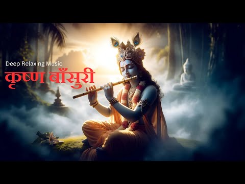 Krishna Flute Music ||  Deep Relaxing Music , Sleep Music , Meditation Music, Study, Calming Music