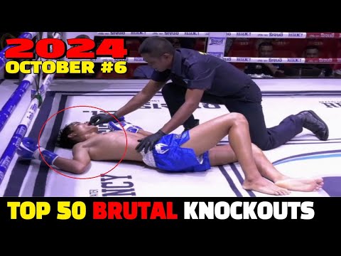 Top 50 Brutal Knockouts October 2024 #6 (MMA•Muay Thai•Kickboxing•Kun khmer)