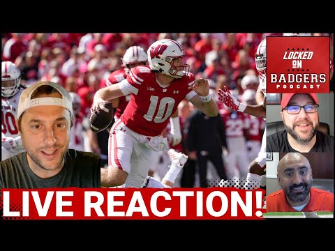 Wisconsin Badgers and South Dakota Coyotes football LIVE reaction show! The therapy session!