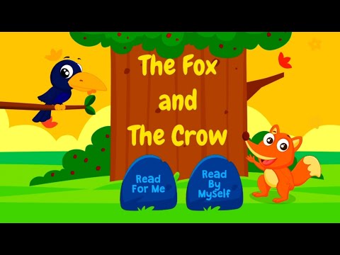 The Fox and The Crow  Story For Kids| Children's Story & Cartoon |SriKidsPlayland!