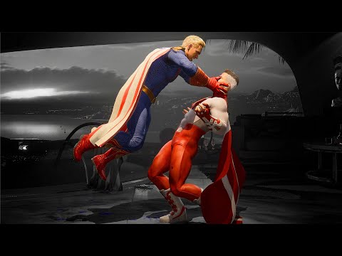 Homelander All Brutalities on Omni-Man - Mortal Kombat 1